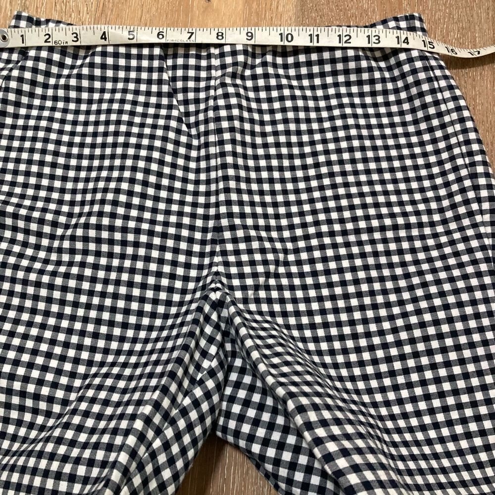Rag and bone black and white checked black pants size 12 - Picture 7 of 9